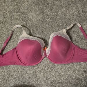 Victoria's Secret Pink and Cream Lace Bra